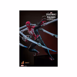 Figure Hot Toys VGM66 - Marvel's Spider Man 2 - Peter Parker Advanced Suit2.0 Red & Black Suit