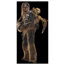 Figure Hot Toys MMS766 - Star Wars : The Empire Strikes Back - Chewbacca & Disassembled C-3PO
