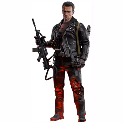 Figure Hot Toys DX46 - Terminator 2 : Judgment Day - T800 Battle Damaged Version