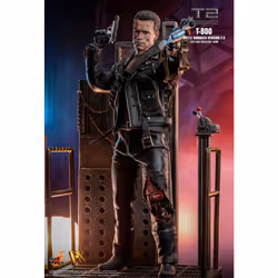 Figure Hot Toys DX46 - Terminator 2 : Judgment Day - T800 Battle Damaged Version
