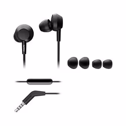 Philips 3000 series TAE4105BK/00, Wired, Calls/Music, 20 - 20000 Hz, 12 g, Headset, Black