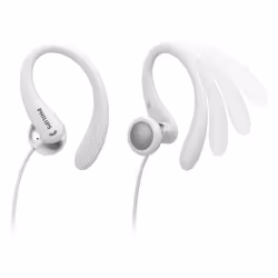 Philips TAA1105WT/00 headphones/headset Wired Ear-hook, In-ear Sports White