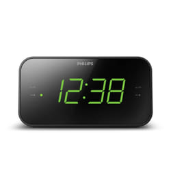Philips TAR3306/05 alarm clock Digital alarm clock Black