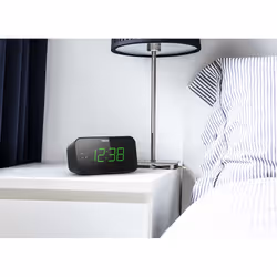 Philips TAR3306/05 alarm clock Digital alarm clock Black