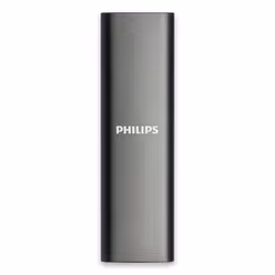 Philips FM02SS030P/00, 2 TB, USB Type-C, 3.2 Gen 1 (3.1 Gen 1), 550 MB/s, Grey