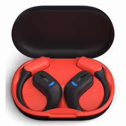 Philips 6000 series TAA6709BK/00, True Wireless Stereo (TWS), Sports, 150 - 20000 Hz, 73 g, Headset, Black, Red