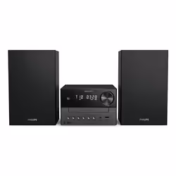Philips 3000 series TAM3505M2/12, Home audio micro system, Black, 20 W, 6 Ω, 66 - 20000 Hz, DAB, DAB+