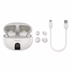 Philips TAT2520WT/00 headphones/headset Wireless In-ear Calls/Music Bluetooth White - Additional view 6