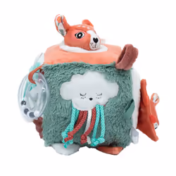 TriAction Toys Activity Cube Melimelos the Deer, Boy/Girl, Green, Peach