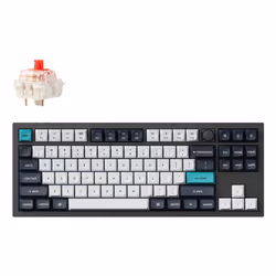 Keychron Q3 Max, Wired & Wireless, USB + RF Wireless + Bluetooth, Mechanical, QWERTY, RGB LED, Black, White