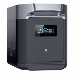 EcoFlow DELTA 2 Max, Battery, Black, EcoFlow, DELTA 2, DELTA Max 2000, DELTA 2 Max, Lithium Iron Phosphate (LiFePO4), 51.2 V