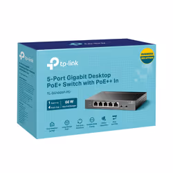 TP-Link TL-SG1005P-PD network switch Gigabit Ethernet (10/100/1000) Power over Ethernet (PoE) Black - Additional view 6