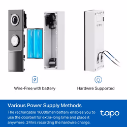TP-Link Tapo Smart Battery Video Doorbell - Additional view 4