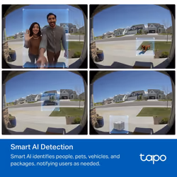 TP-Link Tapo Smart Battery Video Doorbell - Additional view 5