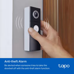 TP-Link Tapo Smart Battery Video Doorbell - Additional view 7