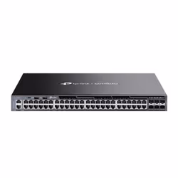 TP-Link Omada 48-Port Gigabit Stackable L3 Managed Switch with 6 10G Slots, Managed, L3, Gigabit Ethernet (10/100/1000), Rack ...