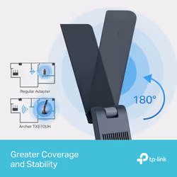 TP-Link Archer AXE5400 Wi-Fi 6E High Gain Wireless USB Adapter - Additional view 6