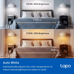 TP-Link Tapo Smart WiFi Light Bulb, Multicolor - Additional view 8
