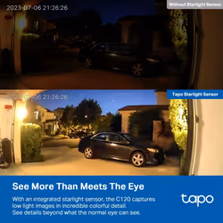 TP-Link Tapo Indoor/Outdoor Wi-Fi Home Security Camera - Additional view 4