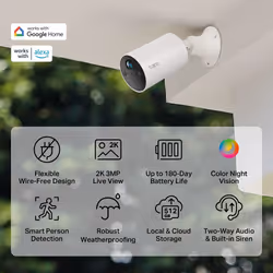 TP-Link Tapo C410 security camera Bullet IP security camera Outdoor 2304 x 1296 pixels Ceiling/wall - Additional view 4