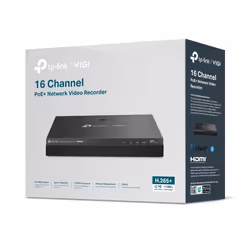 TP-Link VIGI NVR2016H-16MP network video recorder Black - Additional view 4