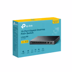 TP-Link LiteWave 10-Port Gigabit Desktop Switch with 8-Port PoE+ - Additional view 4