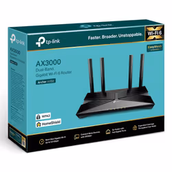 TP-Link Archer AX58 wireless router Gigabit Ethernet Dual-band (2.4 GHz / 5 GHz) Black - Additional view 7