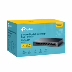 TP-Link LiteWave 8-Port Gigabit Desktop Switch with 8-Port PoE+ - Additional view 6