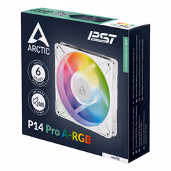 ARCTIC P14 Pro A-RGB (White) 140 mm A-RGB PWM Fan with Cable Splitter - Additional view 8