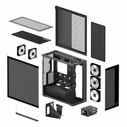 ARCTIC Xtender VG (Black) Premium E-ATX PC Case with Vertical GPU Mounting - Additional view 8