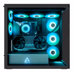 ARCTIC Xtender VG (Mirror Black) Premium E-ATX PC Case with Vertical GPU Mounting - Additional view 7