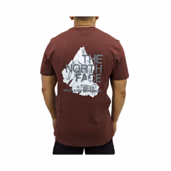 The North Face Mens T Shirts TNF Logo - Maroon, S