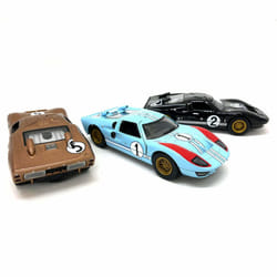 KiNSMART SetOf3 1966 Ford GT40 MKII Heritage Edition 5"" 1:32 Scale Di