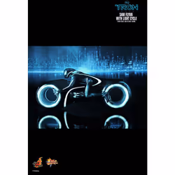 Figure Hot Toys MMS142 - Tron : Legacy - Sam Flynn With Light Cycle