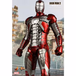 Figure Hot Toys MMS145 - Marvel Comics - Iron Man 2 - Iron Man Mark 5 - Additional view 4