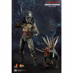 Figure Hot Toys MMS147 - Predators -Tracker Predator With Hound