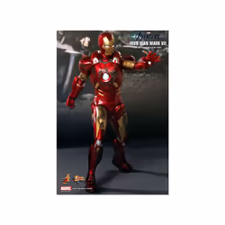 Figure Hot Toys MMS185 - Marvel Comics - The Avengers - Iron Man Mark 7 Standard Version