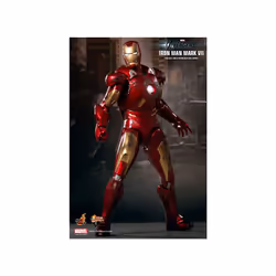 Figure Hot Toys MMS185 - Marvel Comics - The Avengers - Iron Man Mark 7 Standard Version