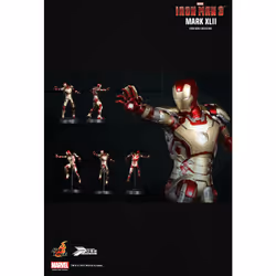 Figure Hot Toys PPS001 - Marvel Comics - Iron Man 3 - Power Pose Iron Man Mark 42 - Additional view 4