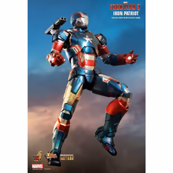 Figure Hot Toys MMS195D01 - Marvel Comics - Iron Man 3 - Iron Patriot