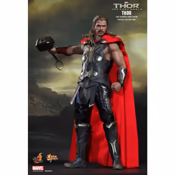 Figure Hot Toys MMS225 - Marvel Comics - Thor : The Dark World - Thor Light Asgardian Armor Version