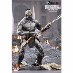 Figure Hot Toys MMS228 - Marvel Comics - The Avengers - Chitauri Footsoldier And Chitauri Commander