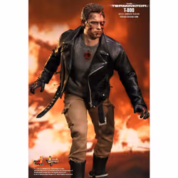 Figure Hot Toys MMS238 - The Terminator - T-800 Battle Damaged Version