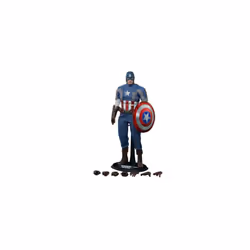 Figure Hot Toys MMS240 - Marvel Comics - Captain America : The Winter Soldier - Captain America Golden Age Version