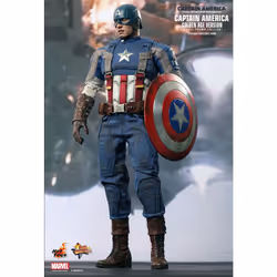 Figure Hot Toys MMS240 - Marvel Comics - Captain America : The Winter Soldier - Captain America Golden Age Version