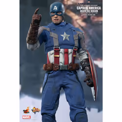 Figure Hot Toys MMS240 - Marvel Comics - Captain America : The Winter Soldier - Captain America Golden Age Version