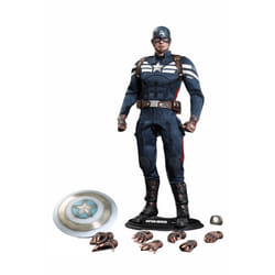 Figure Hot Toys MMS242 - Marvel Comics - Captain America : The Winter Soldier - Captain America Stealth S.T.R.I.K.E. Suit Version