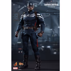 Figure Hot Toys MMS242 - Marvel Comics - Captain America : The Winter Soldier - Captain America Stealth S.T.R.I.K.E. Suit Version