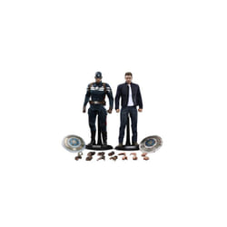 Figure Hot Toys MMS243 - Marvel Comics - Captain America : The Winter Soldier - Captain America & Steve Rogers