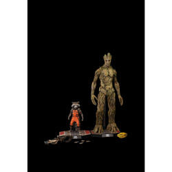Figure Hot Toys MMS254 - Marvel Comics - Guardians Of The Galaxy - Rocket And Groot